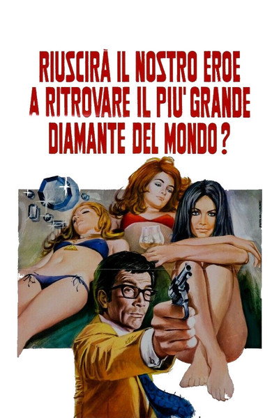 Póster de Riuscirà il nostro eroe a ritrovare il più grande diamante del mondo?