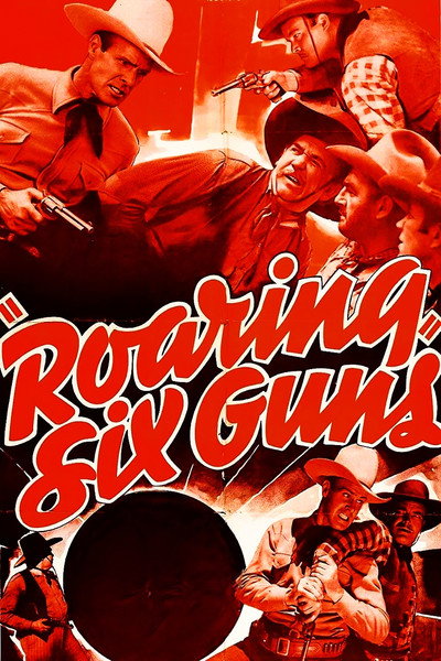 Póster de Roaring Six Guns