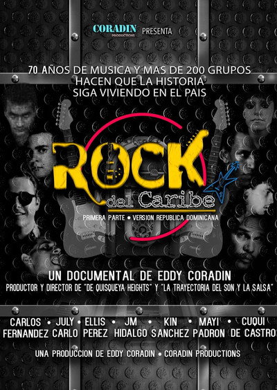 Póster de Rock del Caribe: Versión República Dominicana
