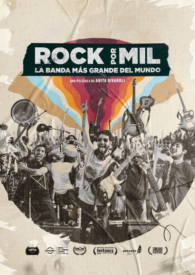 Póster de Rock per mil. La banda més gran del món