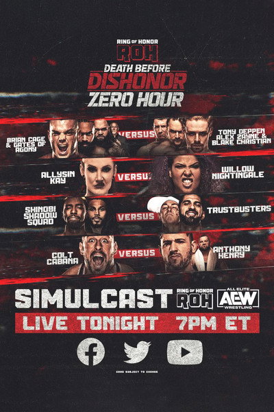 Póster de ROH: Death Before Dishonor