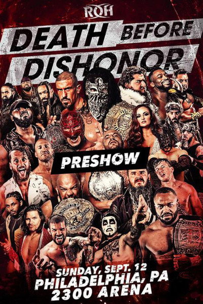 Póster de ROH Death Before Dishonor XVIII - Hour One