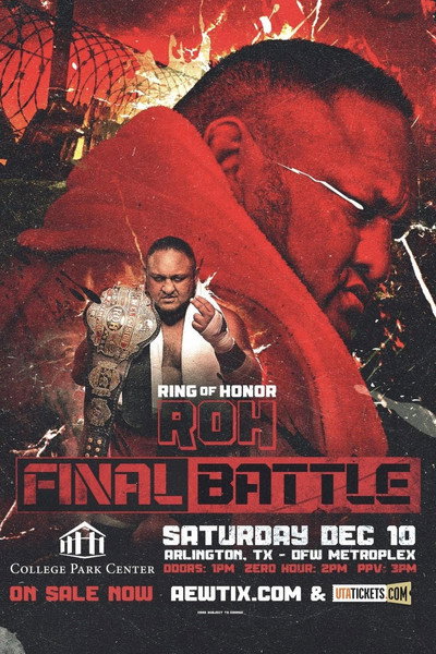 Póster de ROH: Final Battle