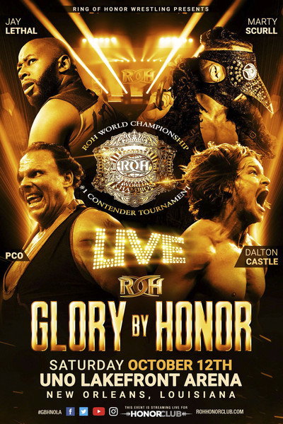 Póster de ROH Glory by Honor NOLA