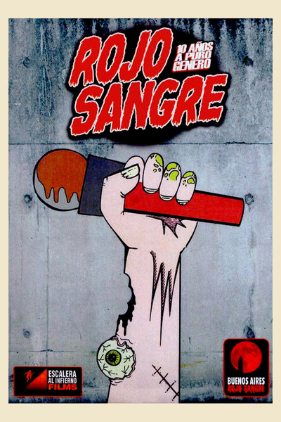 Póster de Rojo sangre - 10 años a puro género