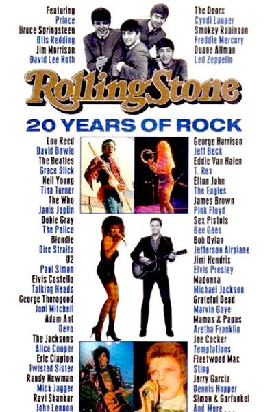 Póster de Rolling Stone Presents Twenty Years of Rock & Roll
