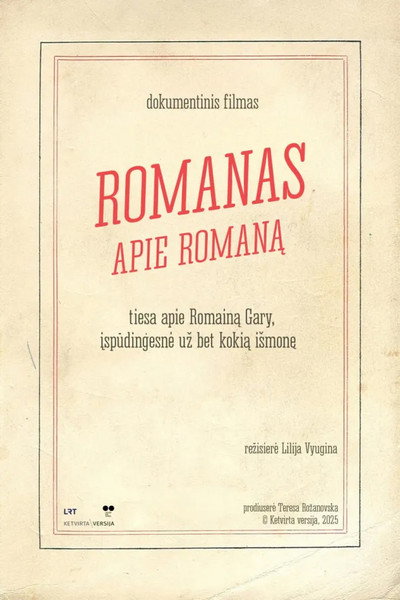 Póster de Romain Gary. No Better Way to Say It