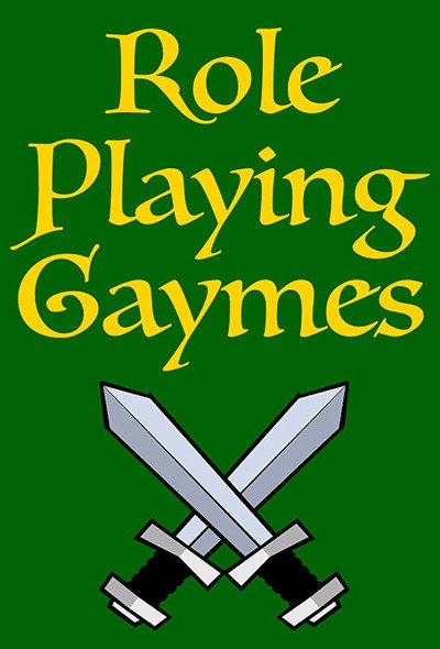 Póster de RPG: Role Playing Gaymes