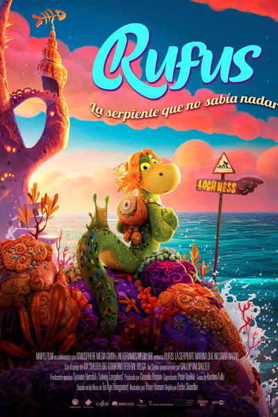 Póster de Rufus, la serpiente que no sabía nadar