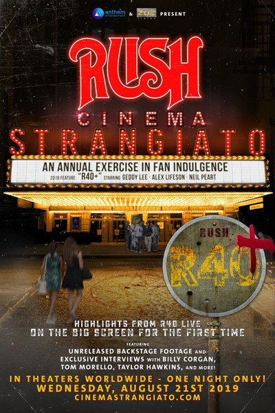 Póster de Rush: Cinema Strangiato 2019