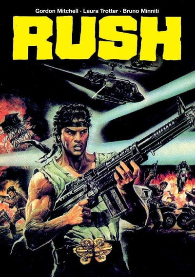 Póster de Rush, el guerrero diabólico