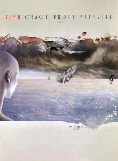 Póster de Rush: Grace Under Pressure Tour 1984
