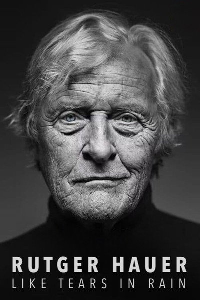 Póster de Rutger Hauer, como lágrimas en la lluvia