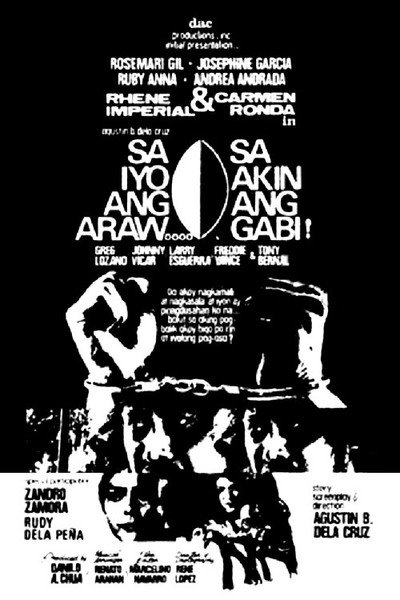 Póster de Sa iyo ang araw ... sa akin ang gabi