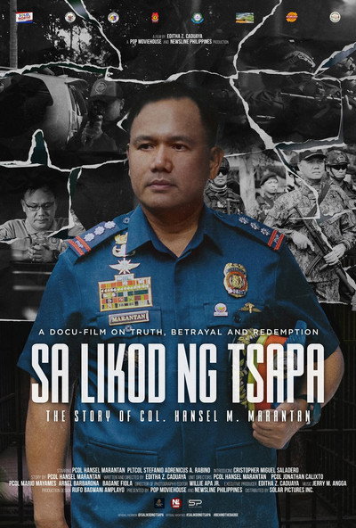 Póster de Sa likod ng tsapa: The Story of Col. Hansel M. Marantan