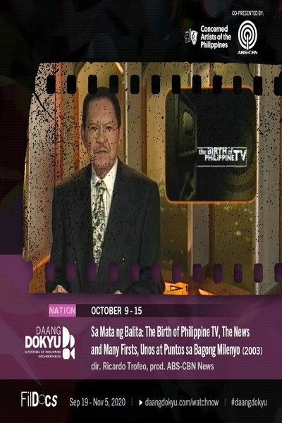 Póster de Sa mata ng balita: 50 taong pamamahayag sa telebisyon