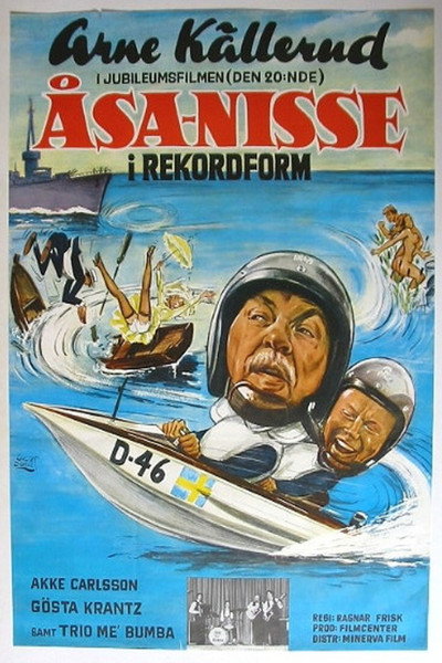 Póster de Åsa-Nisse i rekordform