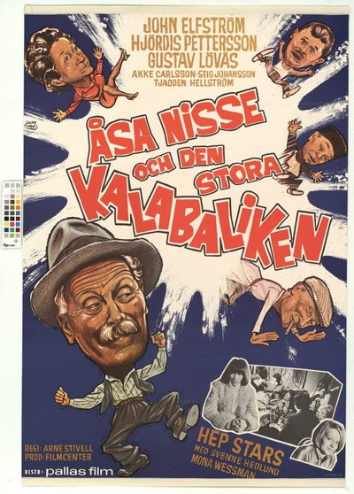 Póster de Åsa-Nisse och den stora kalabaliken