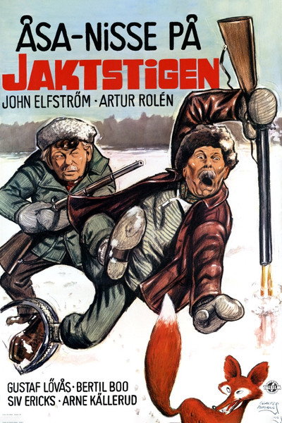 Póster de Åsa-Nisse på jaktstigen