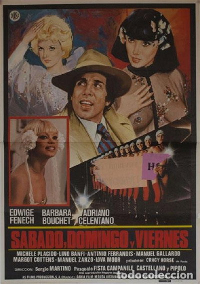 Póster de Sábado, domingo y viernes