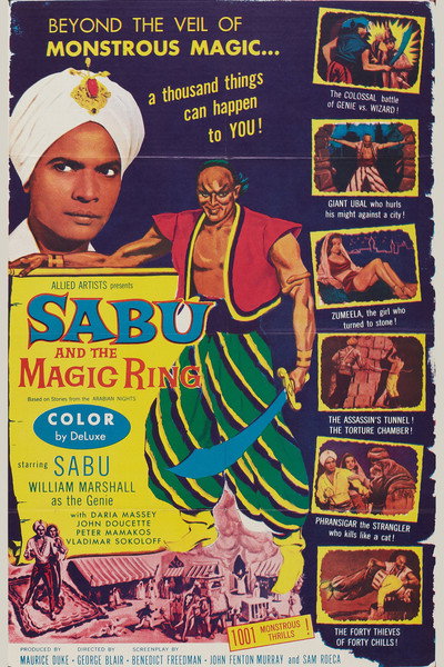 Póster de Sabu and the Magic Ring