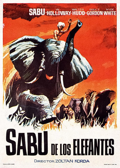 Póster de Sabu-Toomai, el de los elefantes