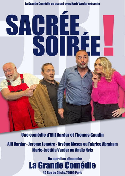 Póster de Sacrée soirée!