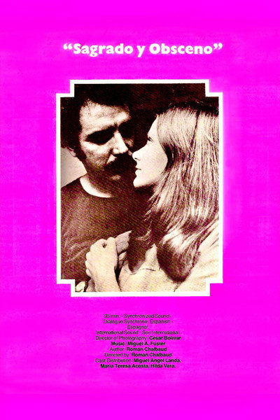 Póster de Sagrado y obsceno