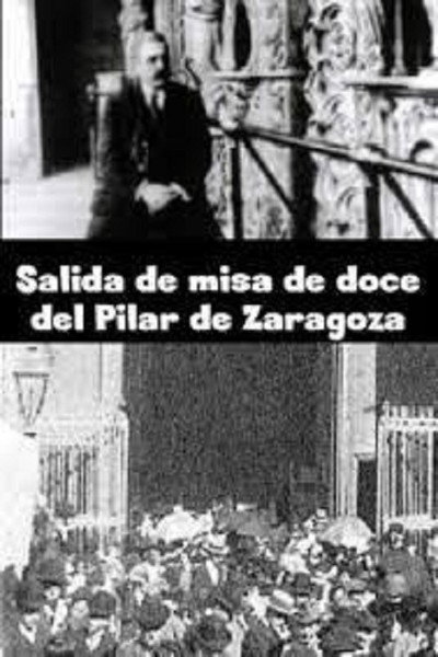 Póster de Salida de misa de doce del Pilar de Zaragoza