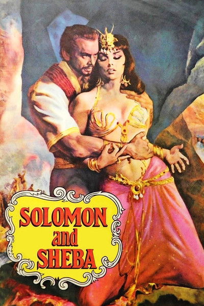 Póster de Salomón y la reina de Saba