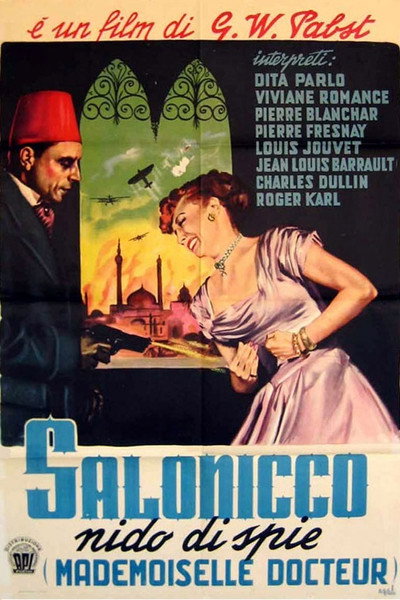 Póster de Salónica, nido de espías