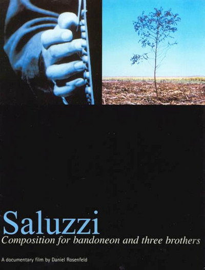 Póster de Saluzzi - Ensayo para bandoneon y tres hermanos