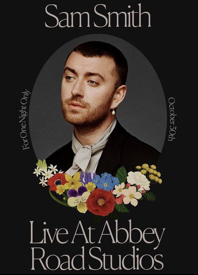 Póster de Sam Smith Live at Abbey Road Studios