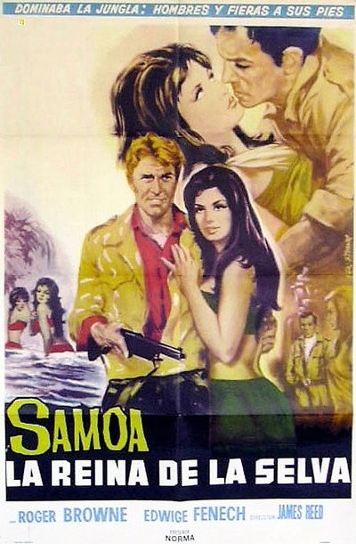Póster de Samoa, Queen of the Jungle