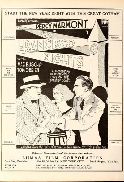 Póster de San Francisco Nights