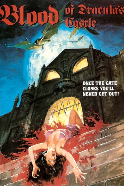 Póster de Sangre en el castillo de Drácula