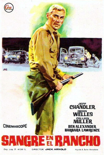 Póster de Sangre en el rancho