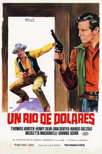 Póster de Sangre en las colinas