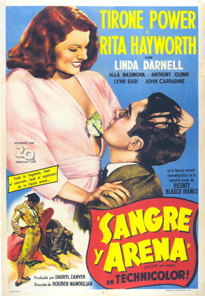 Póster de Sangre y arena
