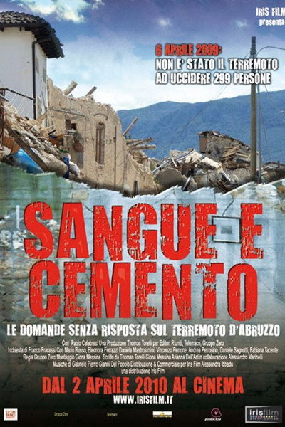 Póster de Sangue e cemento