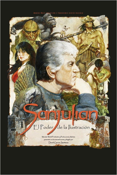 Póster de Sanjulián, el poder de la ilustración
