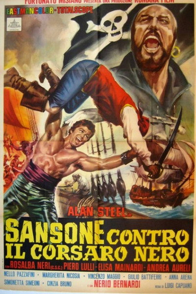 Póster de Sansón contra el corsario negro