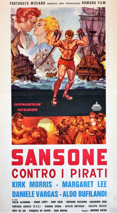 Póster de Sansón contras los piratas