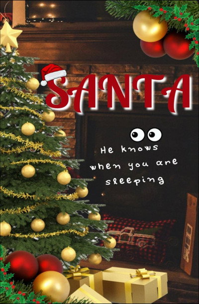 Póster de Santa: He Knows When You Are Sleeping