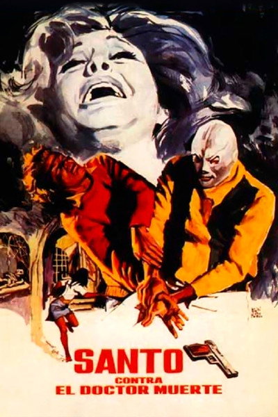 Póster de Santo contra el doctor Muerte
