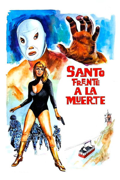 Póster de Santo contra los asesinos de la Maffia