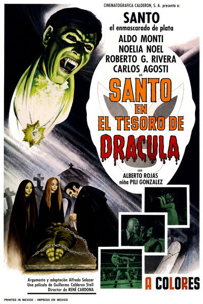 Póster de Santo in the Treasure of Dracula