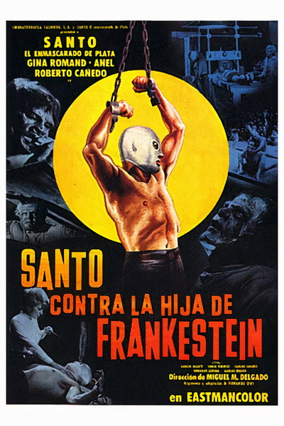 Póster de Santo vs. Frankenstein's Daughter