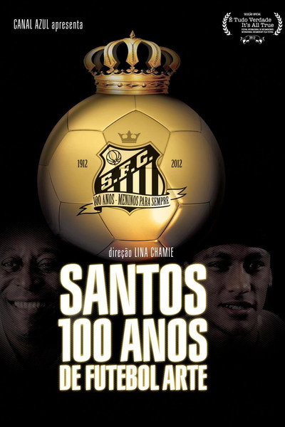 Póster de Santos 100 Anos de Futebol Arte