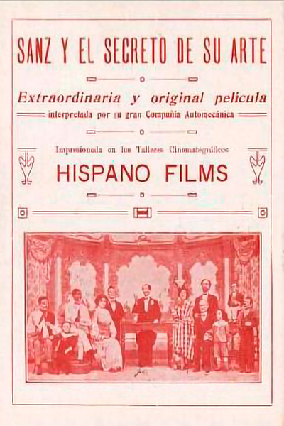 Póster de Sanz y el secreto de su arte